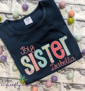 BIG Sister Applique