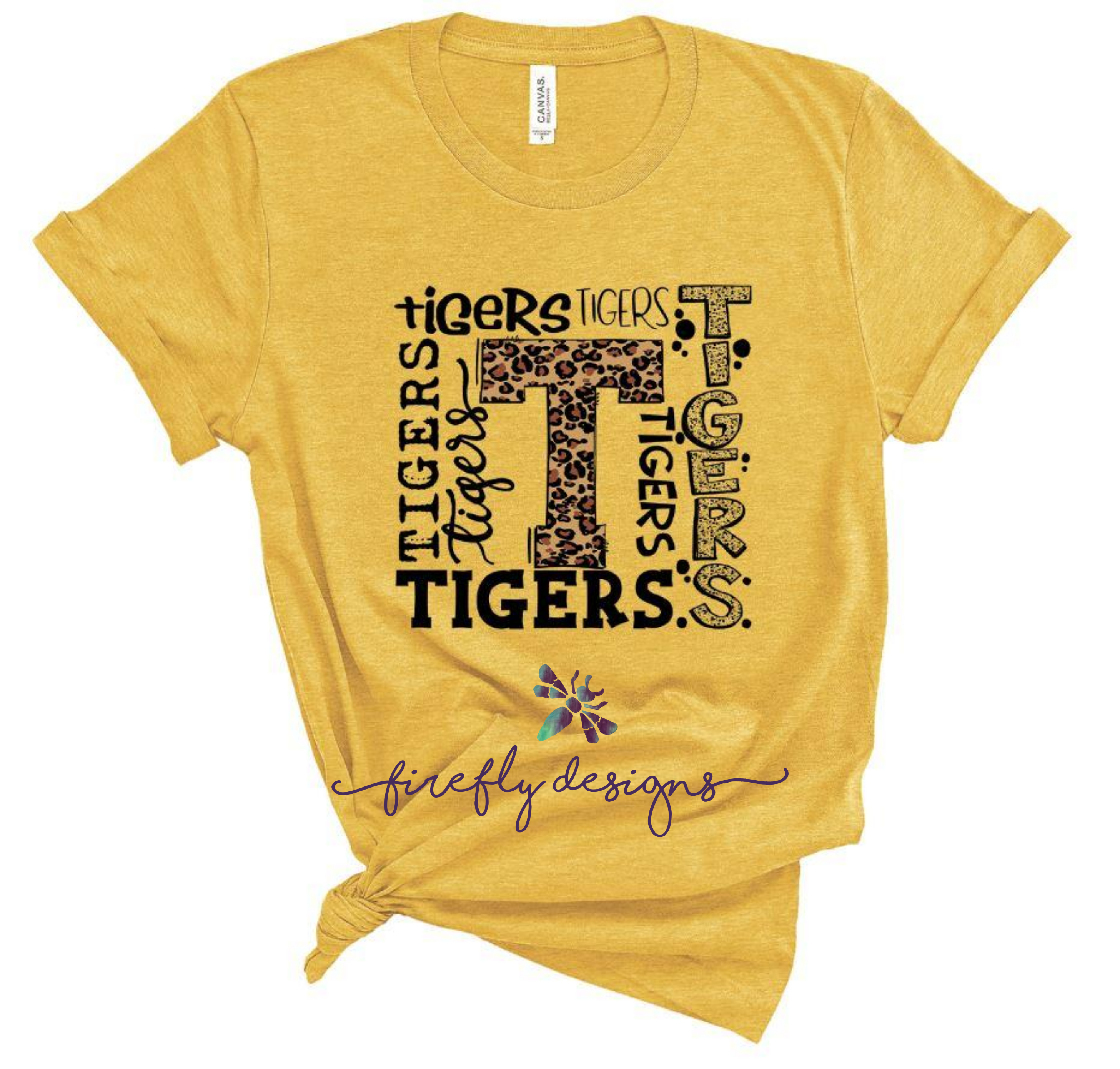Tigers Leopard Typography