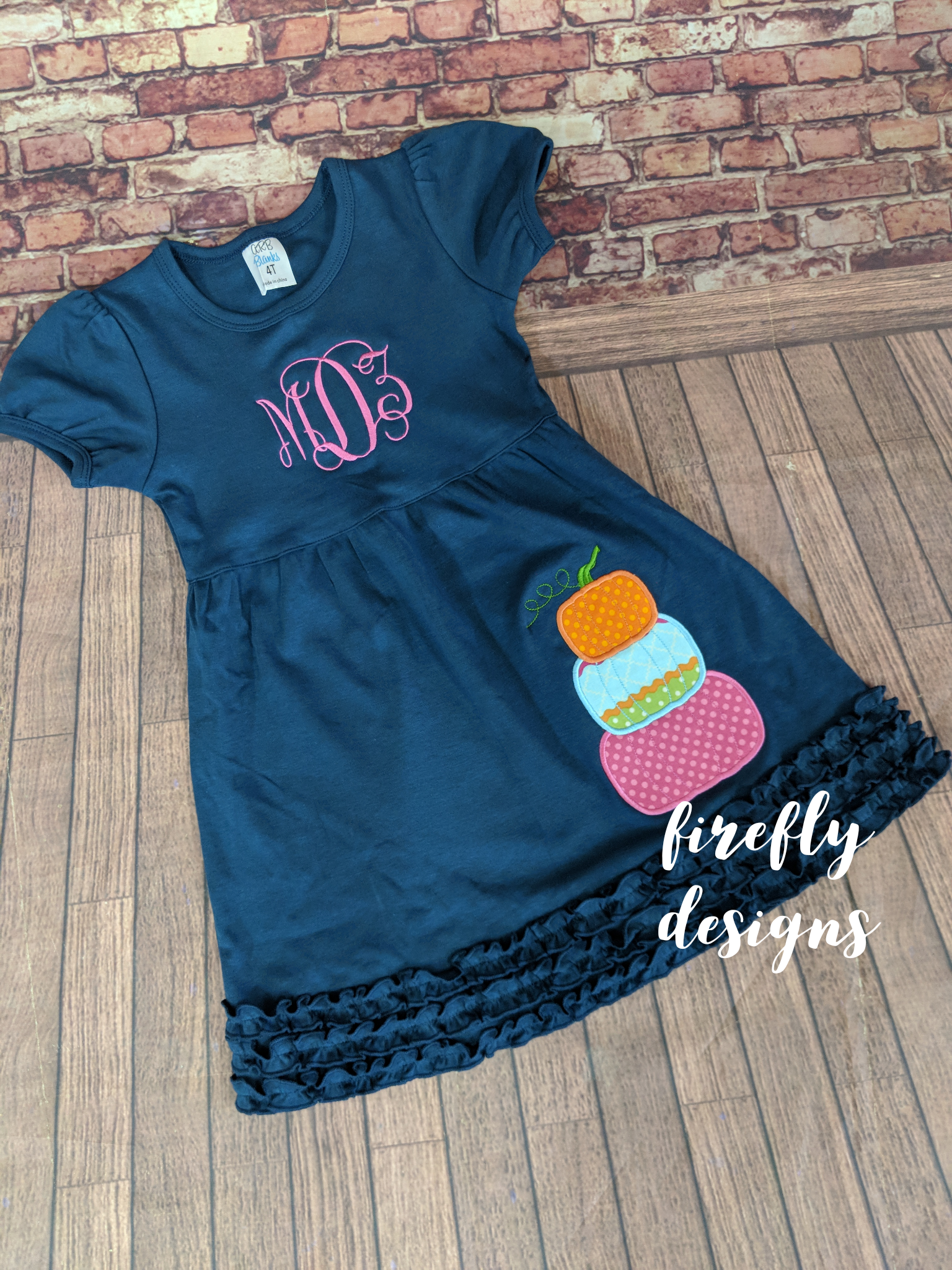 Stacked Pumpkins Dress